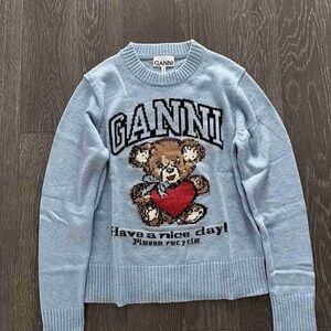 Ganni Blue Sweater For Women